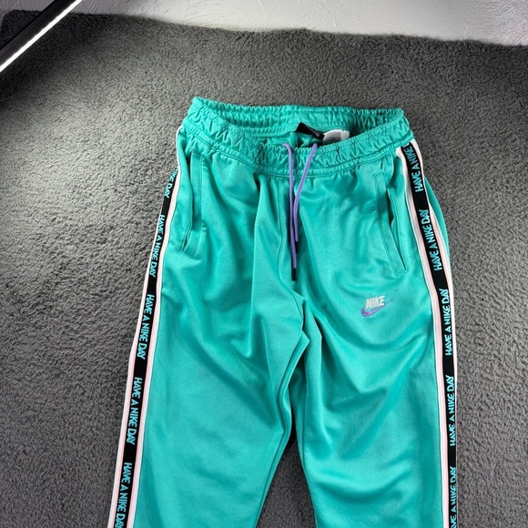 "Have a Nike Day" Track Pants Mens‎ Med Air Max Hyper Jade Retro VTG Gym Lounge - Picture 7 of 14